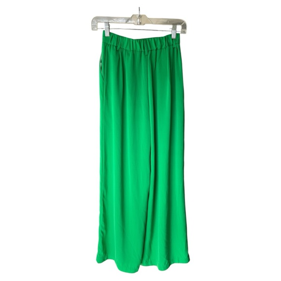 Tronjori Women's high waist casual wide leg long palazzo pants trousers size XS - Picture 3 of 3